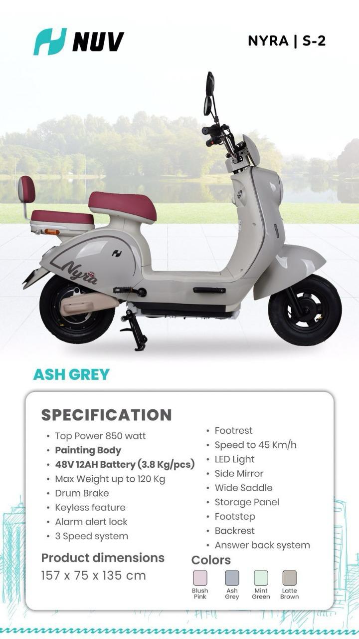 Jual Sepeda Listrik NUV NYRA S-2 Murah - Ar-Rahman E-Bike Bondowoso