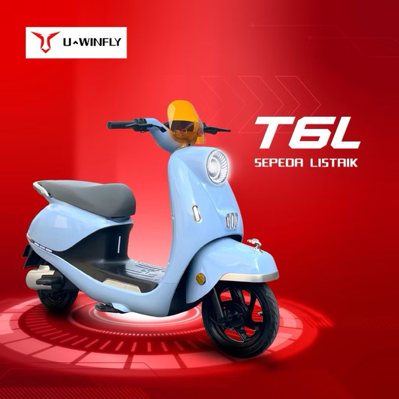 Jual Sepeda listrik U-Winfly tipe T6L Murah - Ar-Rahman E-Bike Bondowoso