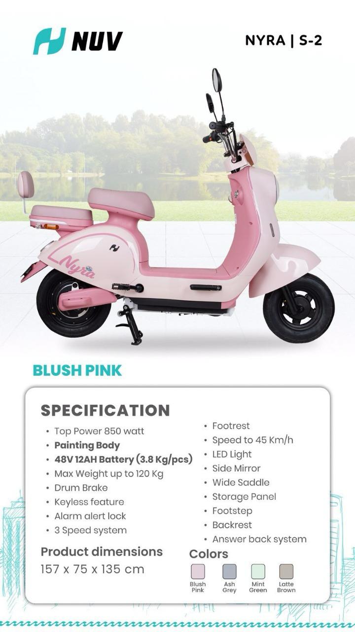 Jual Sepeda Listrik NUV NYRA S-2 Murah - Ar-Rahman E-Bike Bondowoso