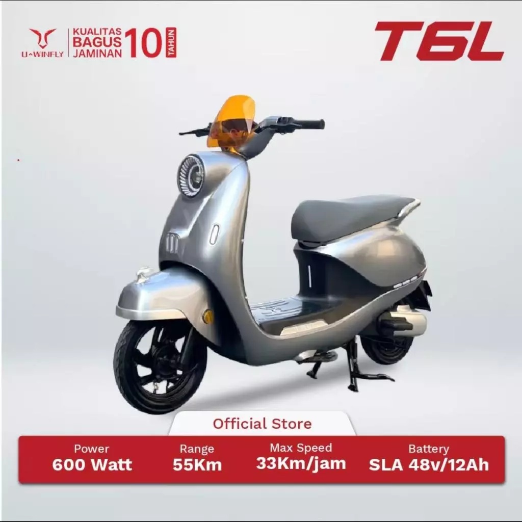 Jual Sepeda listrik U-Winfly tipe T65L Murah - Ar-Rahman E-Bike Bondowoso