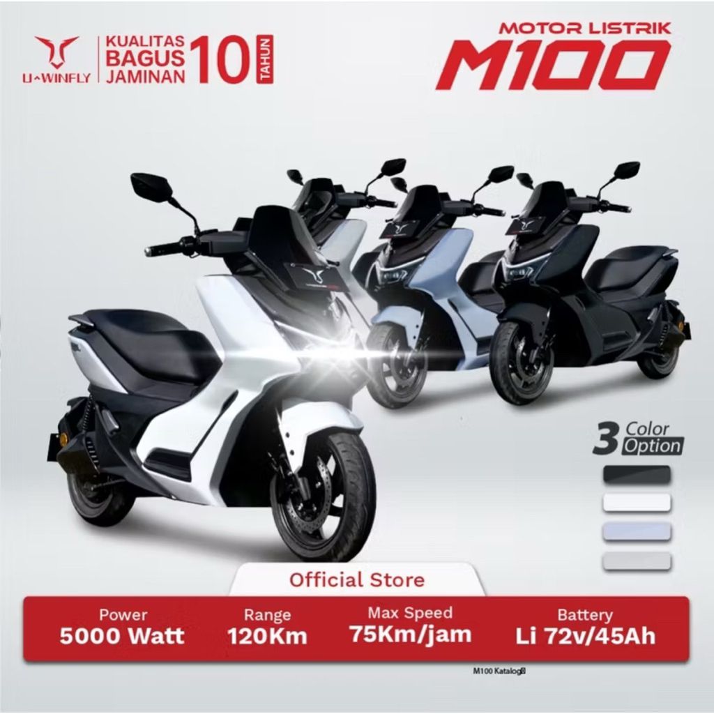 Jual Sepeda listrik U-Winfly tipe M100 Murah - Ar-Rahman E-Bike Bondowoso