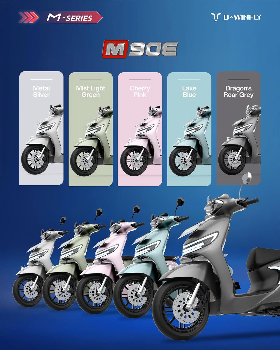 Jual Motor listrik U-Winfly tipe M90E Murah - Ar-Rahman E-Bike Bondowoso