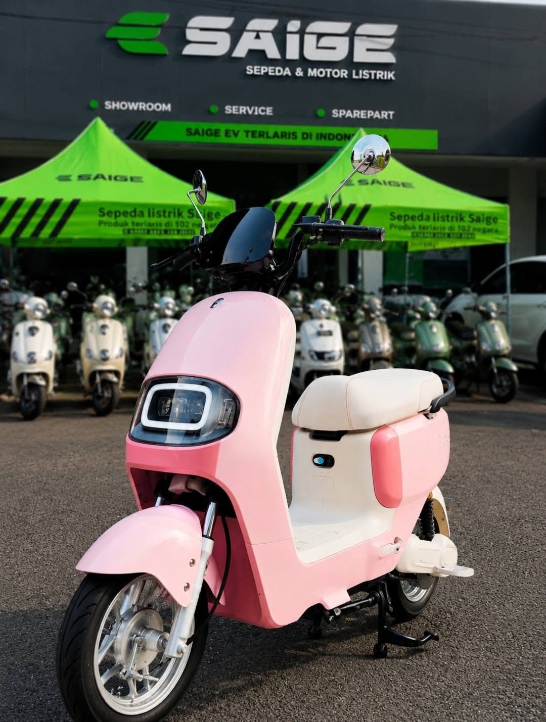 Jual Sepeda Listrik Saige Mocha Murah - Ar-Rahman E-Bike Bondowoso