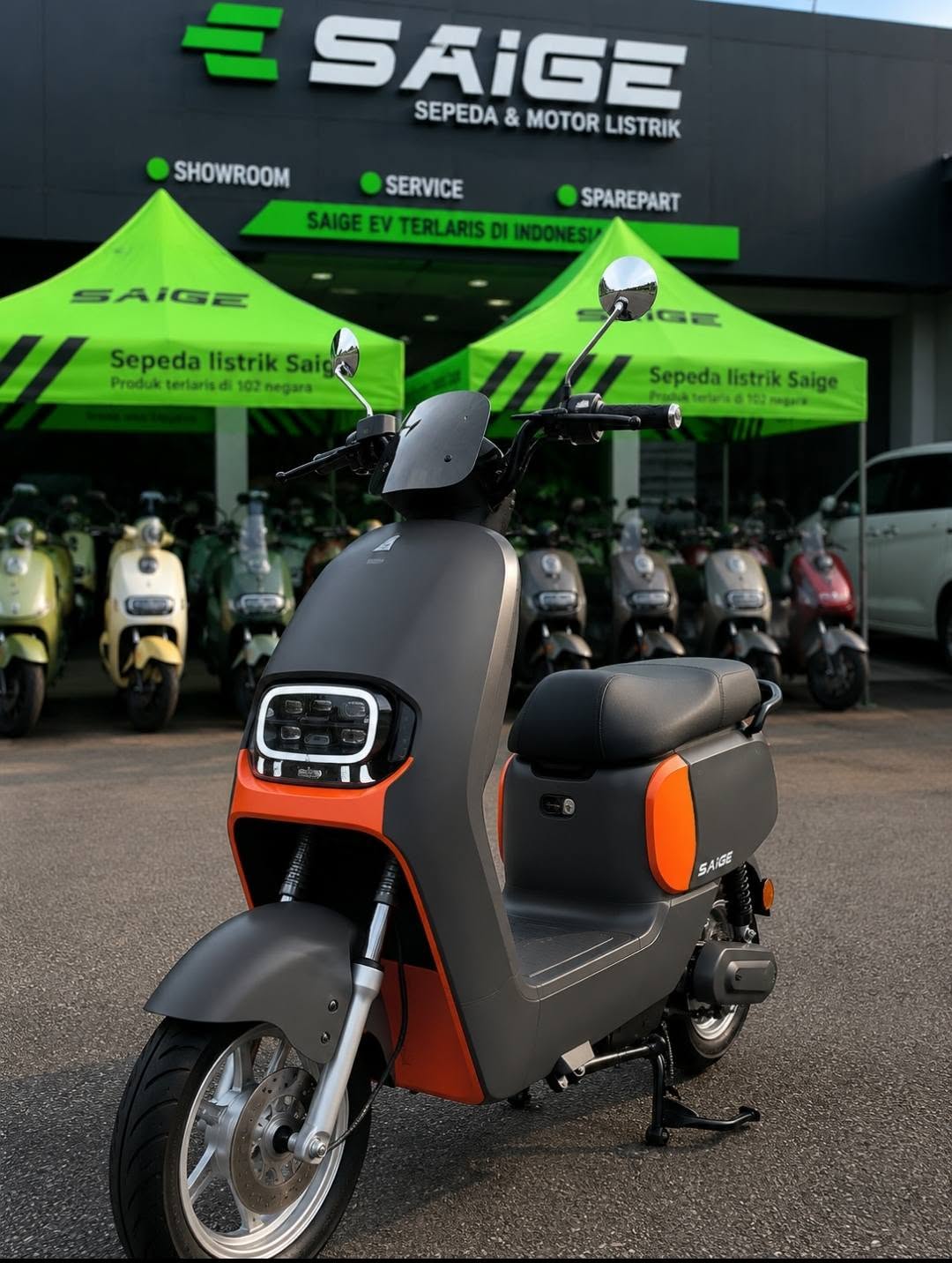Jual Sepeda Listrik Saige Mocha Murah - Ar-Rahman E-Bike Bondowoso