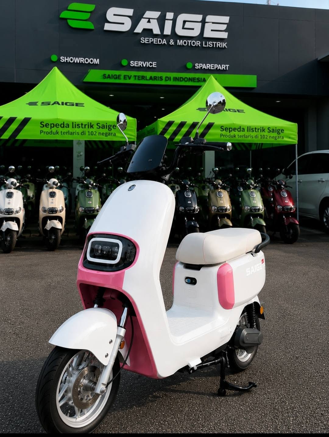 Jual Sepeda Listrik Saige Mocha Murah - Ar-Rahman E-Bike Bondowoso