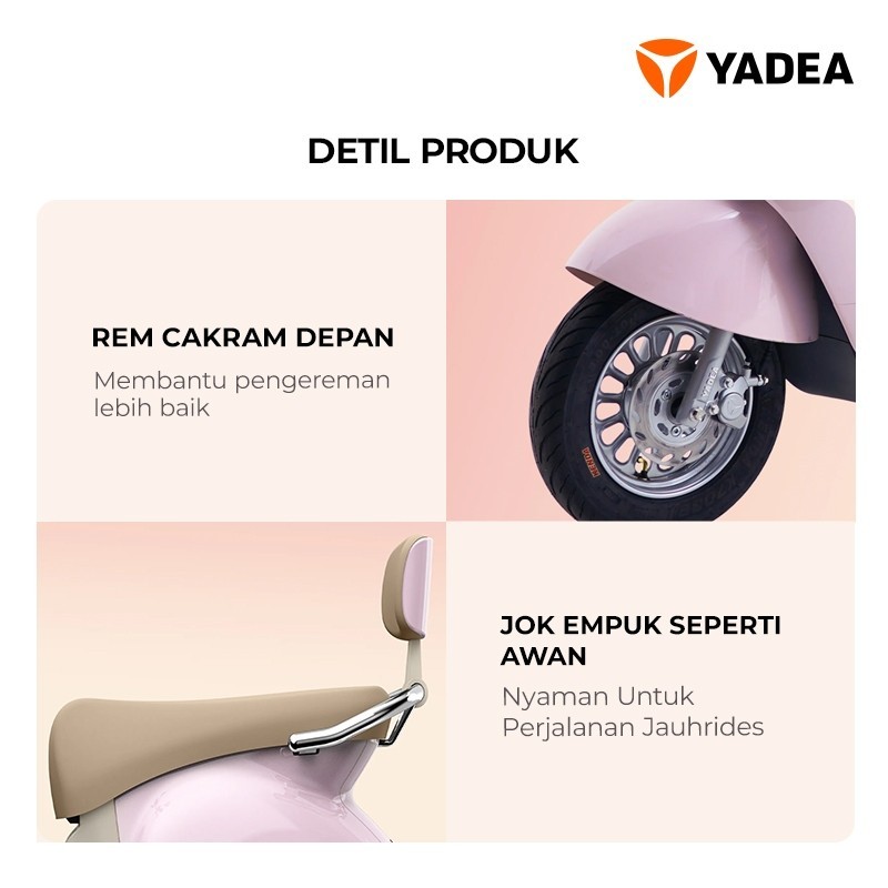 Jual YADEA MIA Murah - Ar-Rahman E-Bike Bondowoso